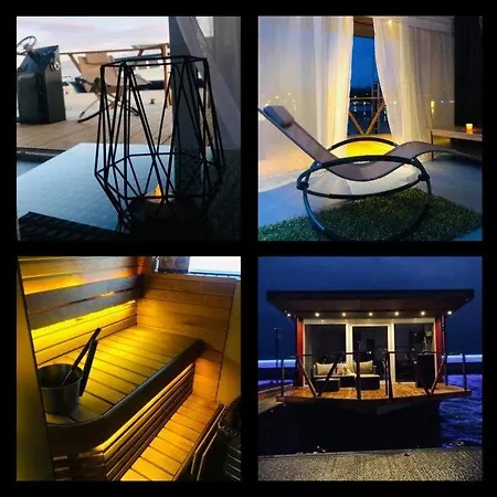 Botel Cozy Floating House With Sauna *